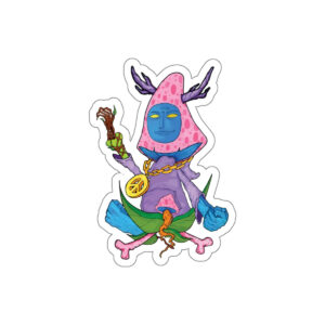 Shroom God illustration — Die-Cut Sticker