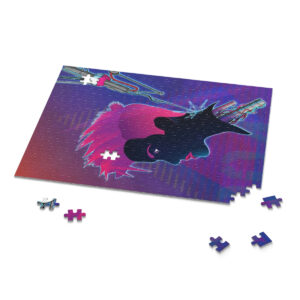 Cyber Chick 004 illustration - Puzzle (120, 252, 500-Piece)
