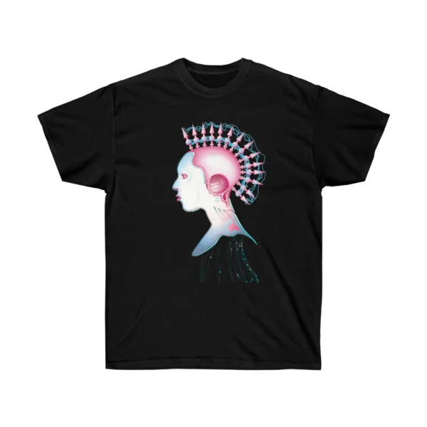 Cyberpunk Chick 002 - T-Shirt - Image 5
