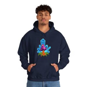 Crystal Shroom Bouquet - Unisex Heavy Blend™ Hooded Sweatshirt