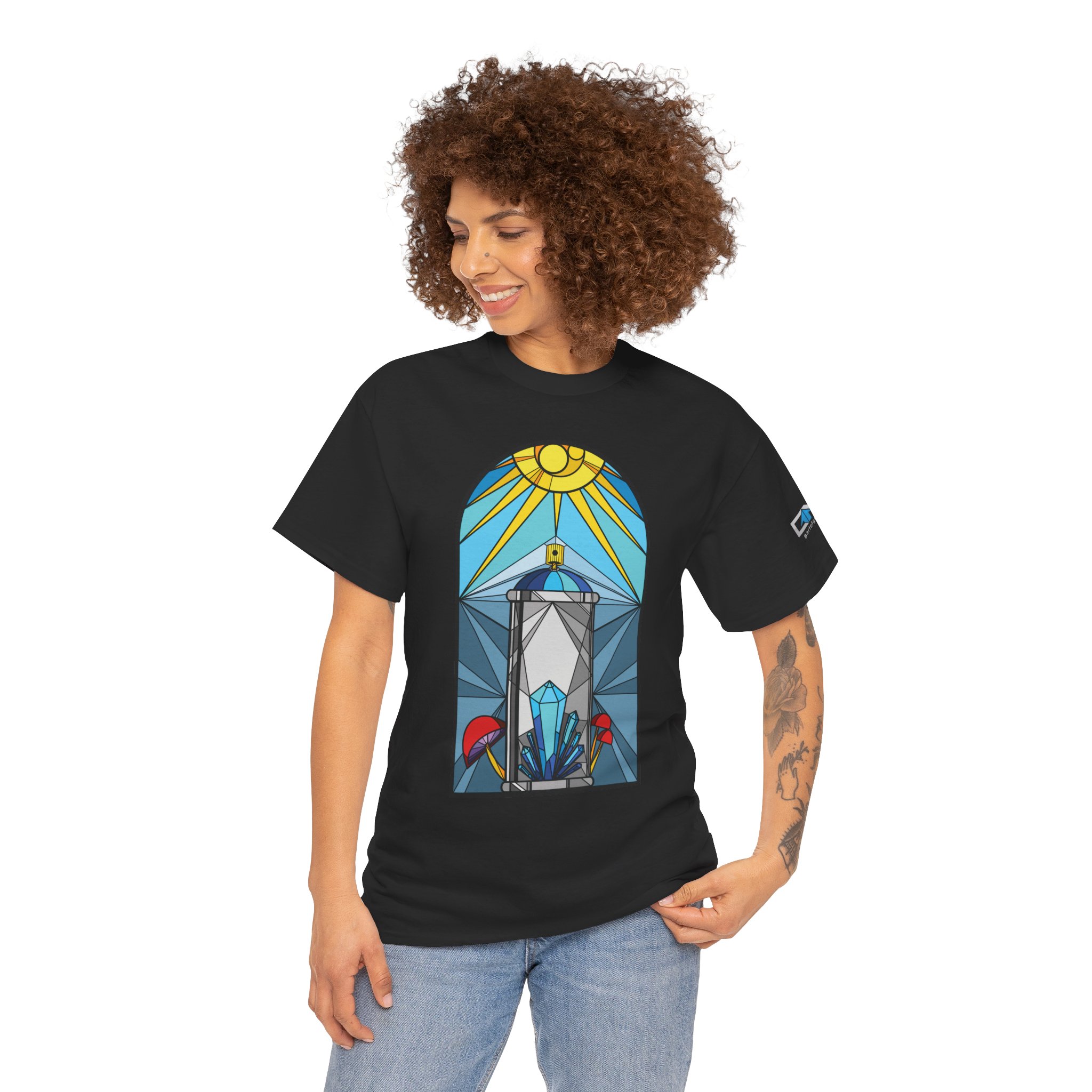 Stained Glass Lighthouse T-Shirt - Image 9