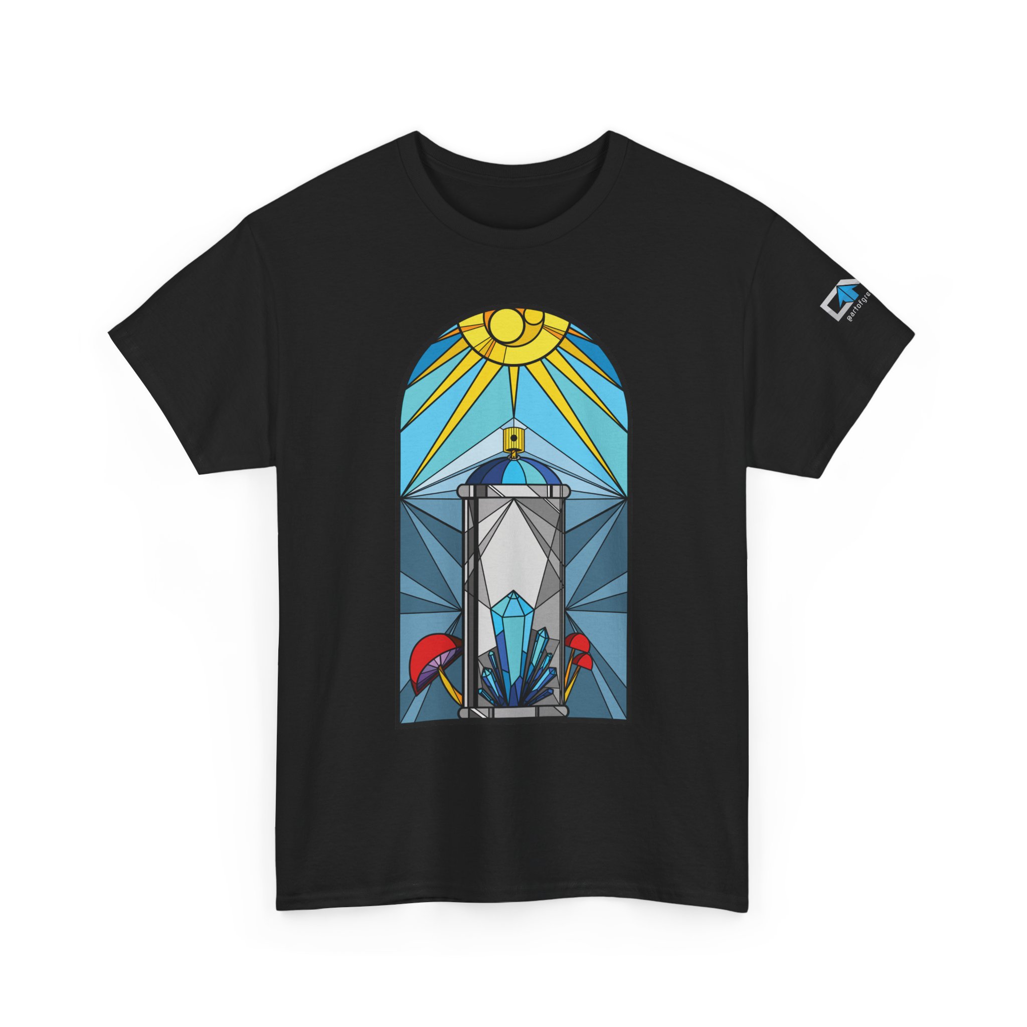 Stained Glass Lighthouse T-Shirt - Image 3