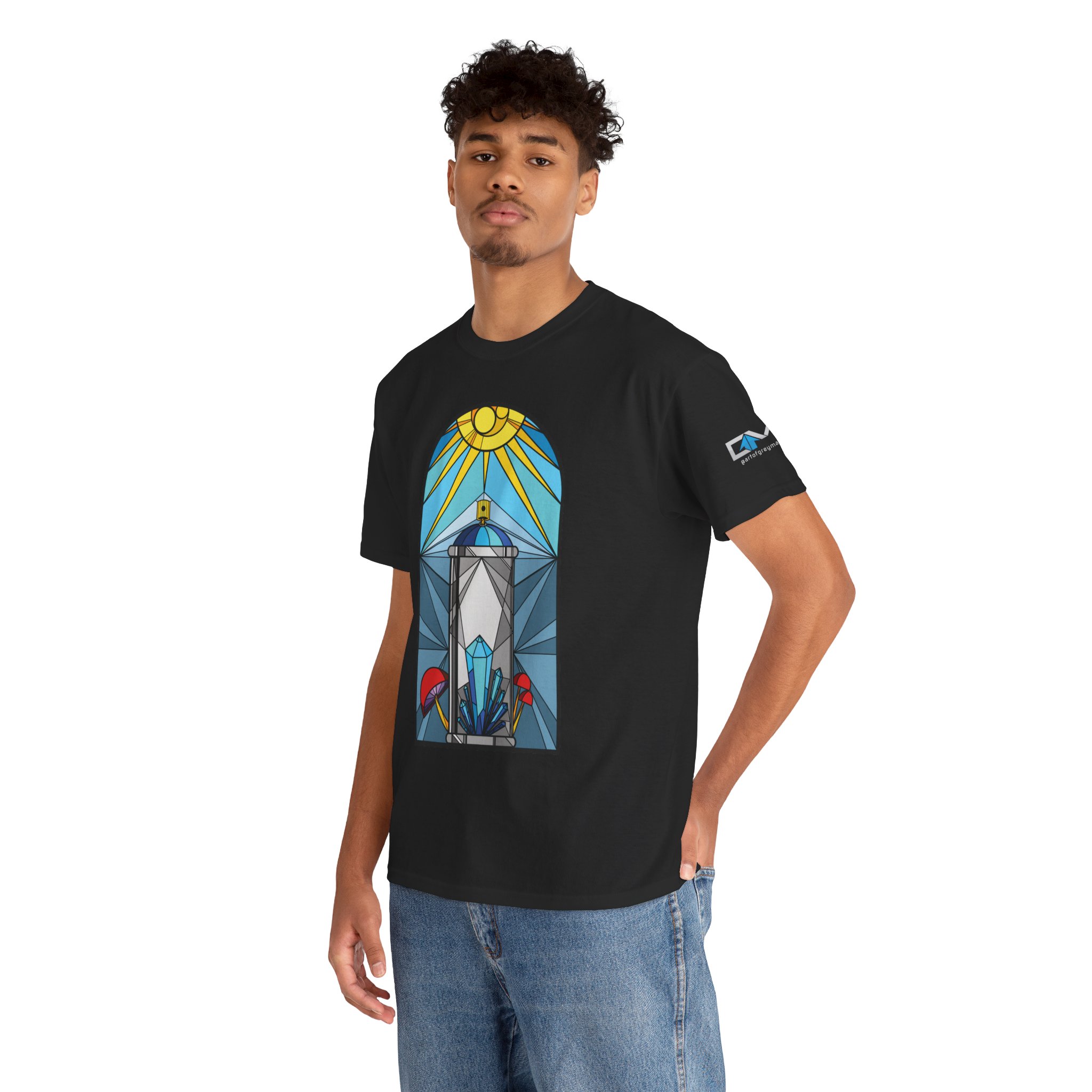 Stained Glass Lighthouse T-Shirt - Image 8