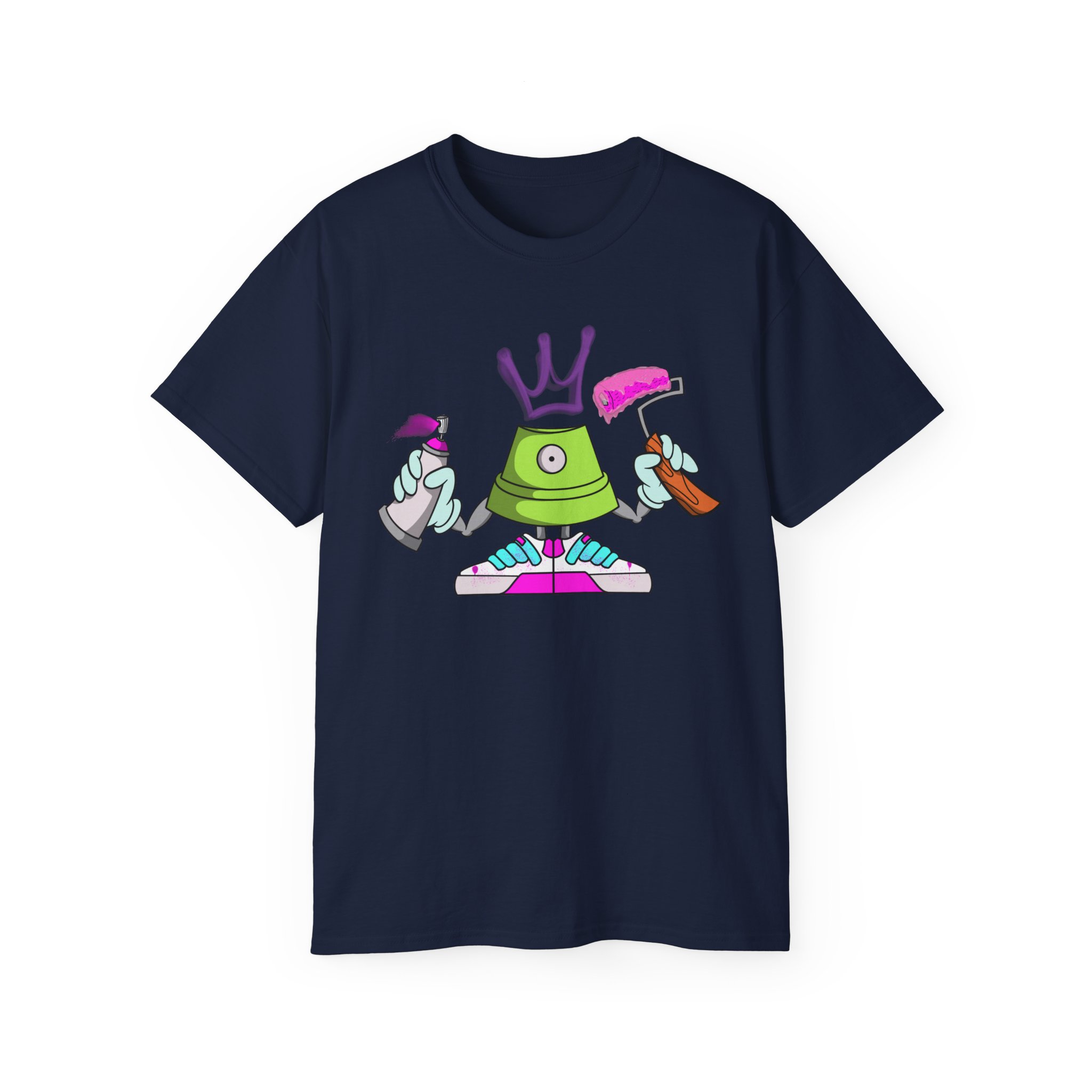 'CAPPY' SPRAY PAINT CAP CHARACTER ILLUSTRATION – T-Shirt - Image 5